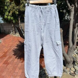 Striped Casual Beach Pants